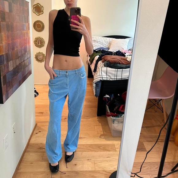 Ralph Lauren Pants - Ralph Lauren Light Blue Corduroy Jeans